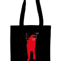 Stofftragetasche "Rotes Monster"